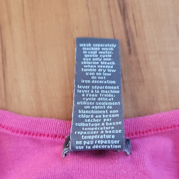 NEWBERRY Longsleeve Crop Cardigan with Flower Detail Pink - Picture 4 of 4